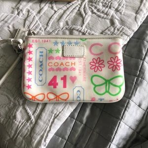 Coach (Poppy) wristlet